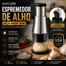 AlhoZen™ – Espremedor de Alho em Aço Inox 304 | Sem Descascar · Sem Sujar as Mãos