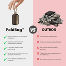 FoldBag™ – Bolsa Dobrável Chaveiro · 5 Cores