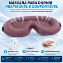DreamShield™ – Máscara 3D de Espuma para Dormir | Blackout Total · Zero Pressão