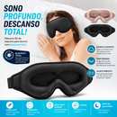 DreamShield™ – Máscara 3D de Espuma para Dormir | Blackout Total · Zero Pressão