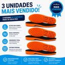 GelStep™ – Palmilha Ortopédica em Gel | Anti-Impacto · Suporte de Arco · Do Nº 35 ao 45