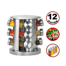 GiroLux 360™ – Organizador de Temperos em Inox com 12 Potes