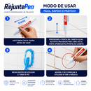 RejuntePen™ – Caneta Reparadora de Rejunte Permanente | Anti-Mofo · À Prova d'Água