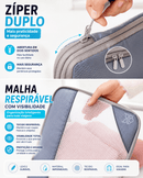 TravelPack™ – Kit 5 Bolsas Organizadoras de Mala | Zíper Duplo · Impermeável