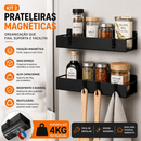 MagnaRack™ – Kit 2 Prateleiras Magnéticas | Geladeira · Máquina de Lavar · Sem Furos · Organização