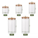 BambooStore™ – Kit 11 Potes Herméticos de Vidro com Tampa de Bambu | Menos de R$ 28 Cada