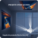 Projetor HY300 Magcubic Smart | Android 11 · WiFi 6 · 150 Polegadas · Bivolt 🚀